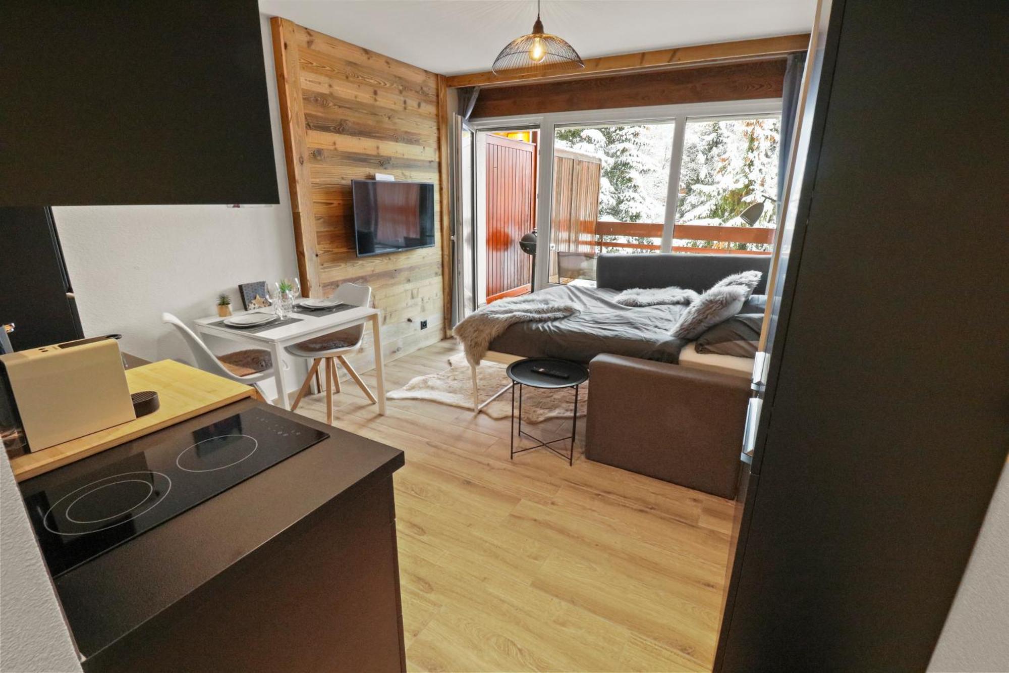 Joli Studio Avec Parking Gratuit Apartment Crans-Montana Exterior photo